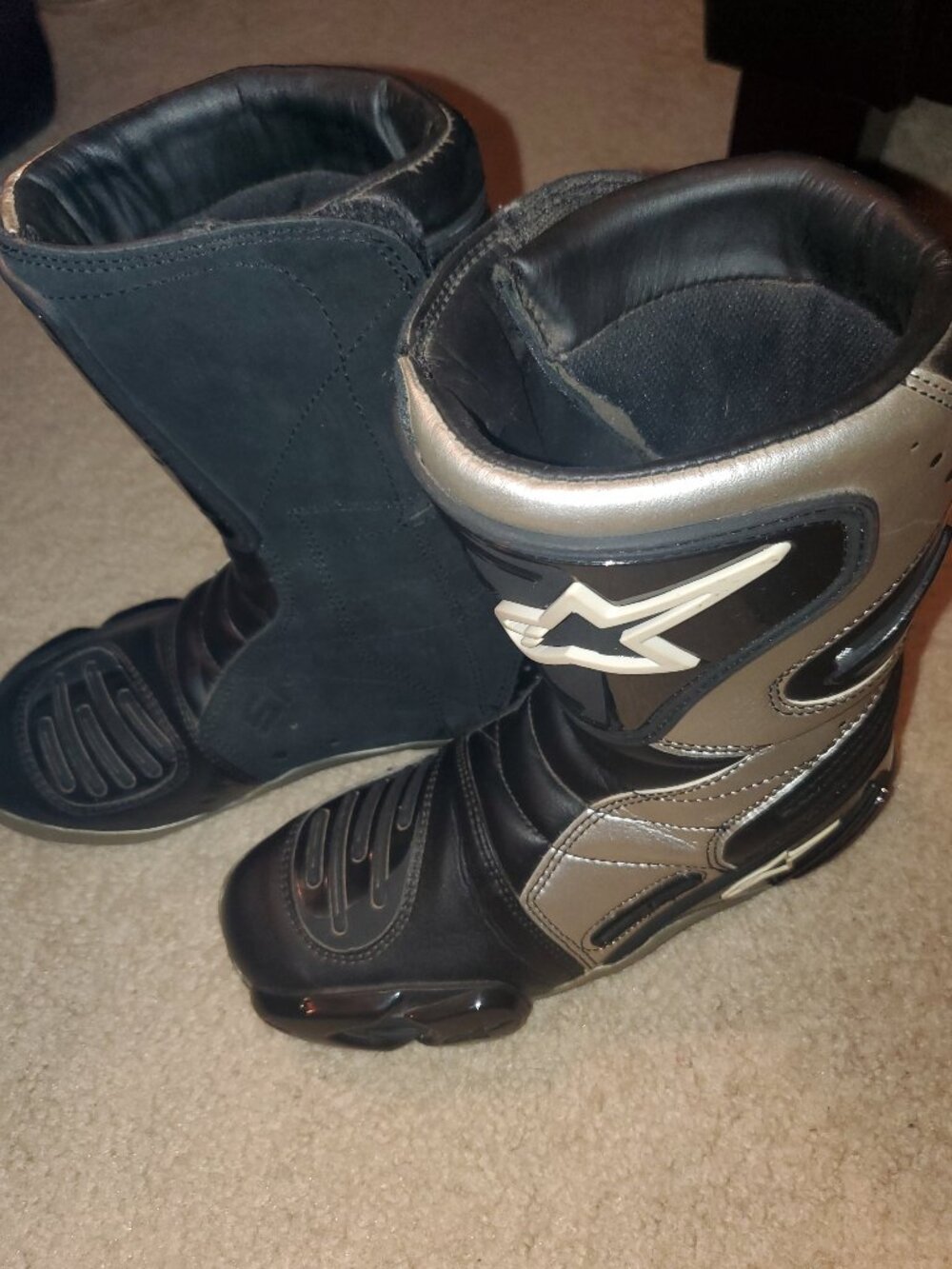 Alpinestars racing motorcycle boots